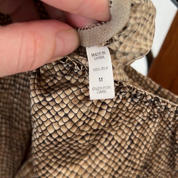 Vintage silk Victoria’s Secret snakeskin set - Picture 8 of 8